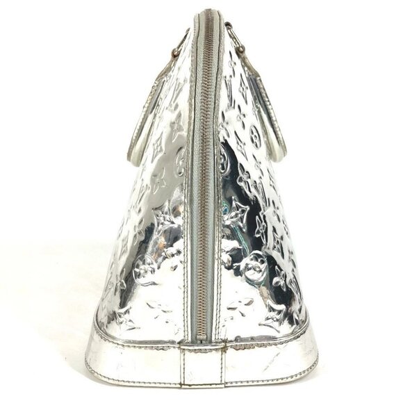 LOUIS VUITTON M95273 MonogramMiroir Alma GM Tote Bag Hand Bag Argent Silver - Picture 8 of 16